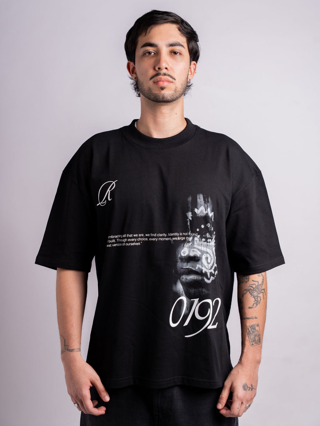 Identity Sacred Gaze Boxy Fit Black