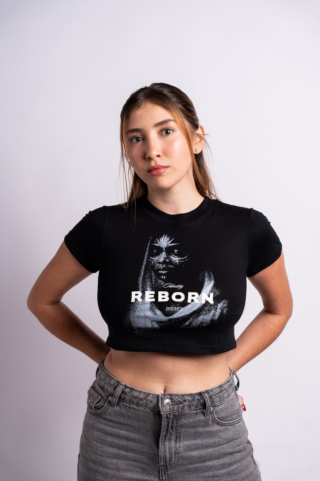 Identity Dawn of Expression Baby Tee Black