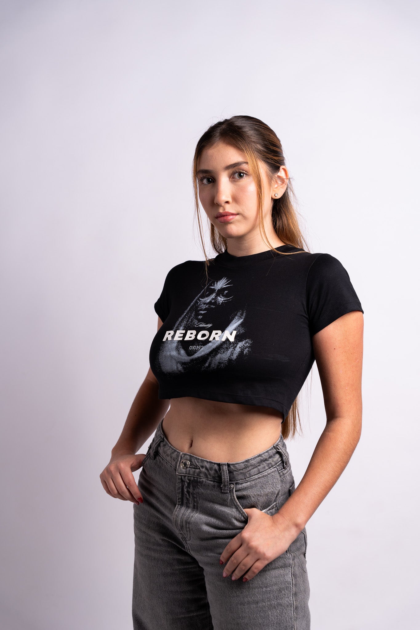 Identity Dawn of Expression Baby Tee Black