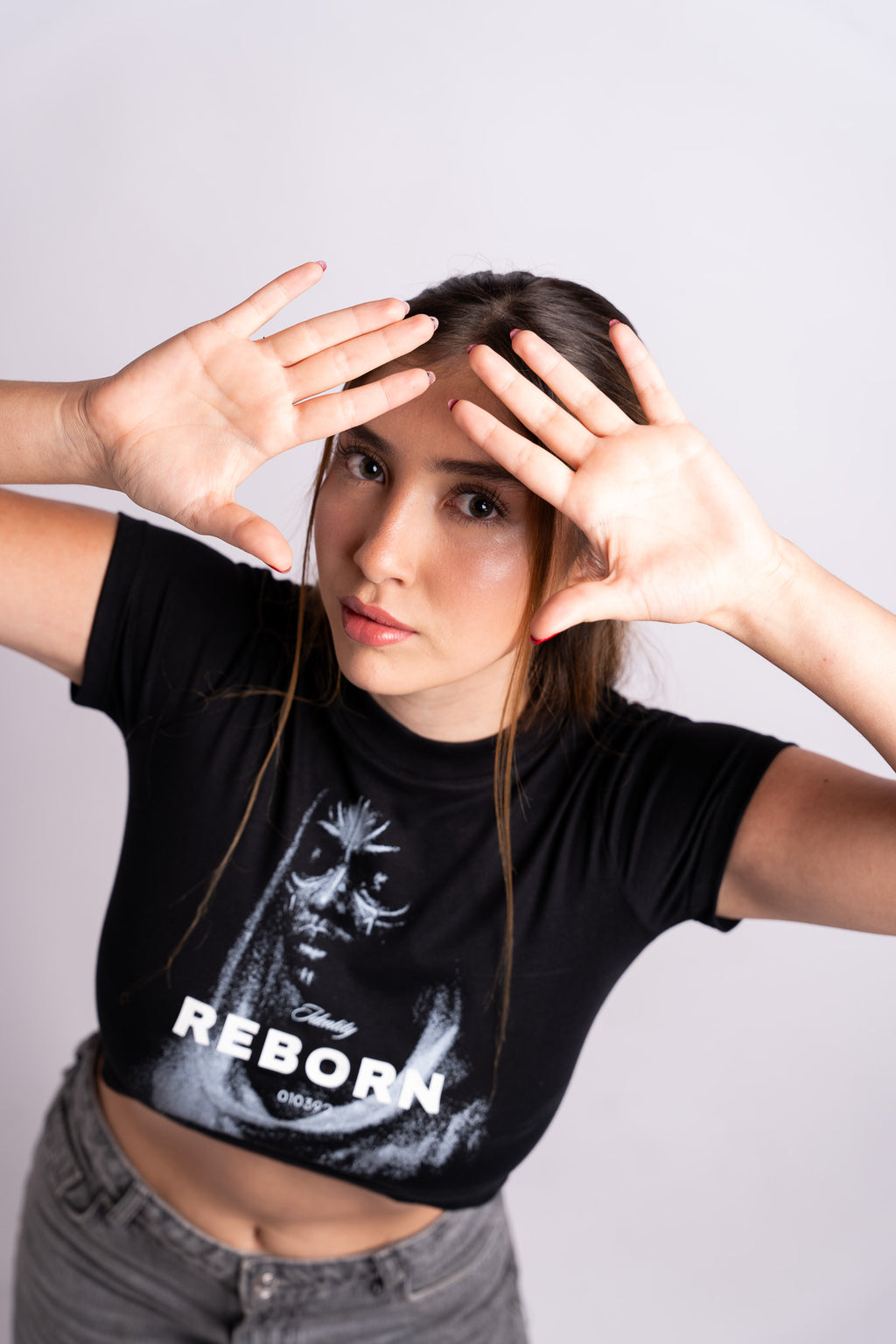 Identity Dawn of Expression Baby Tee Black