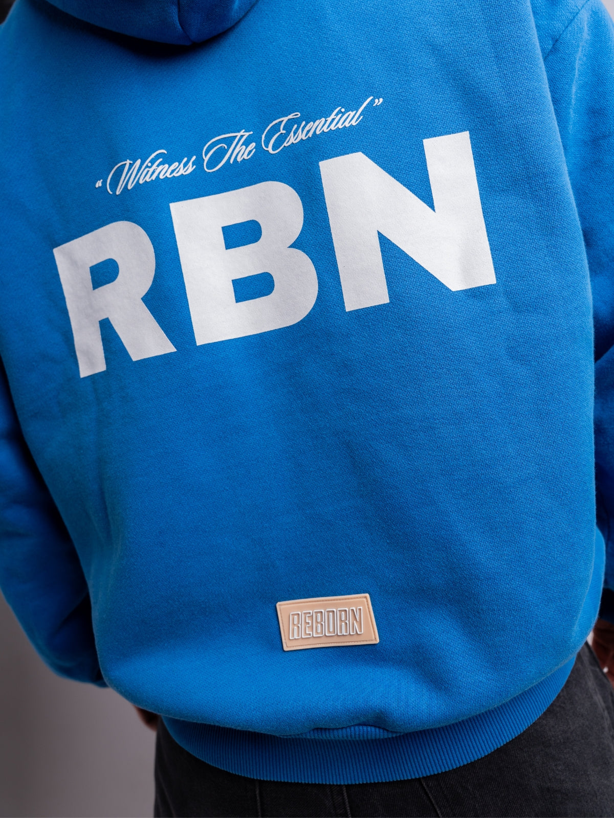 Identity Sacred Space Hoodie Boxy Blue